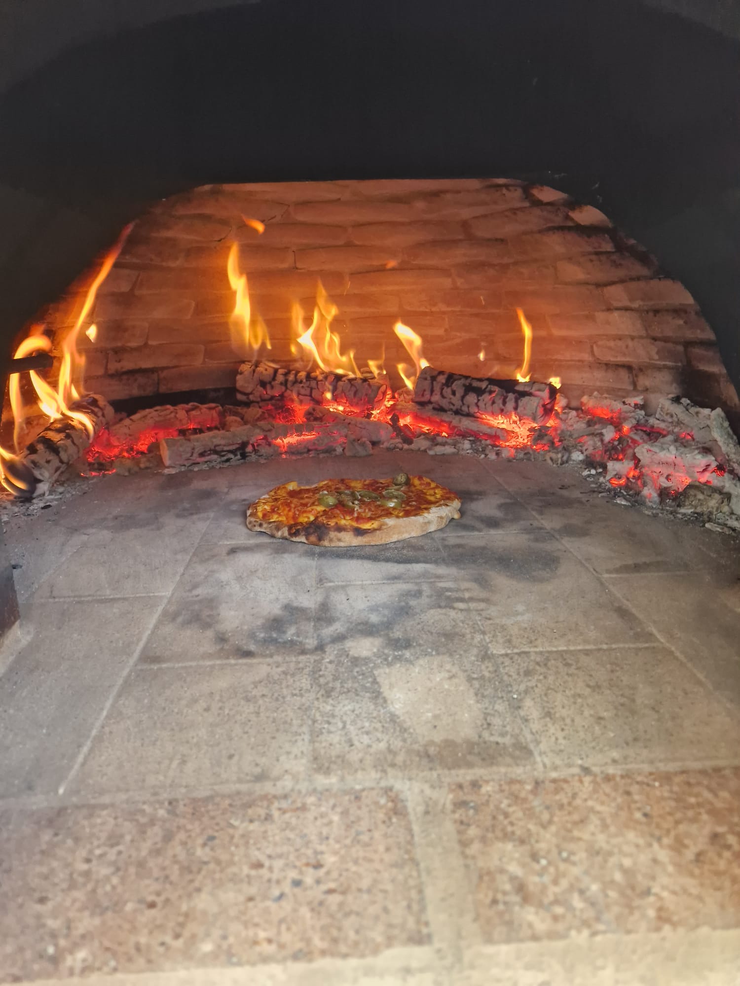 Houtgestookte pizzaoven
